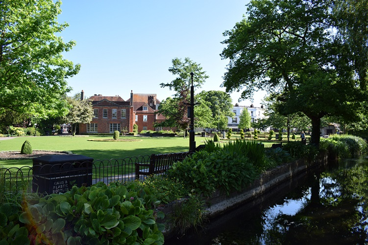 Gardens View from Abbey Mill